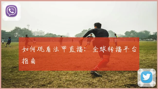 如何观看法甲直播:全球转播平台指南