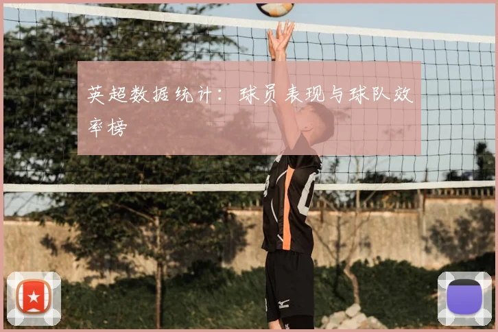 英超数据统计：球员表现与球队效率榜